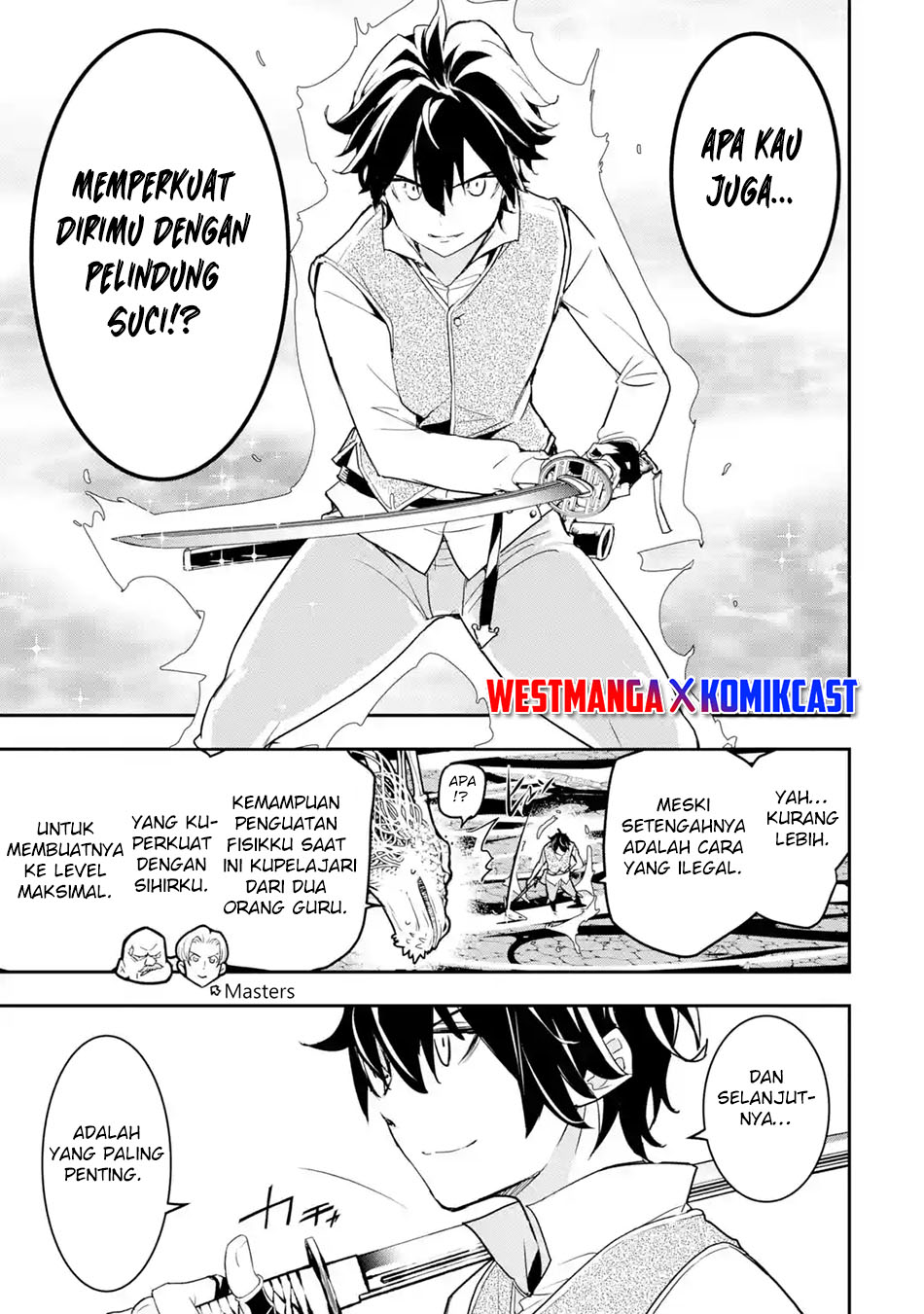 Rakudai Kenja Gakuin no Musou ~ Nidome no Tensei, S Rank Cheat Majutsushi Boukenroku Chapter 13.6 Bahasa Indonesia